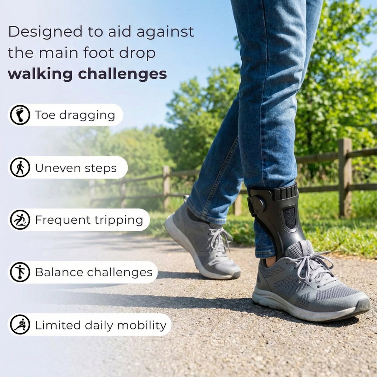 StepPro Foot Drop Support Brace